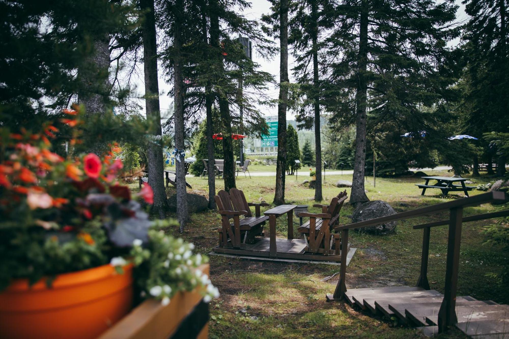 Motel Des Cascades Baie-Saint-Paul Buitenkant foto